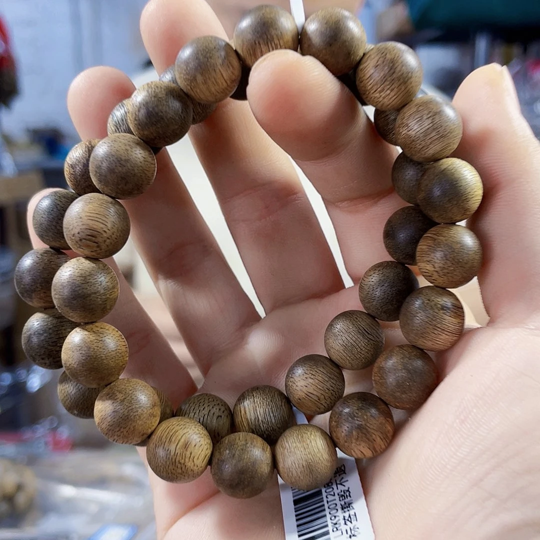 手串沉香野生菩萨棋圆珠单圈1.1/10克多样性发一