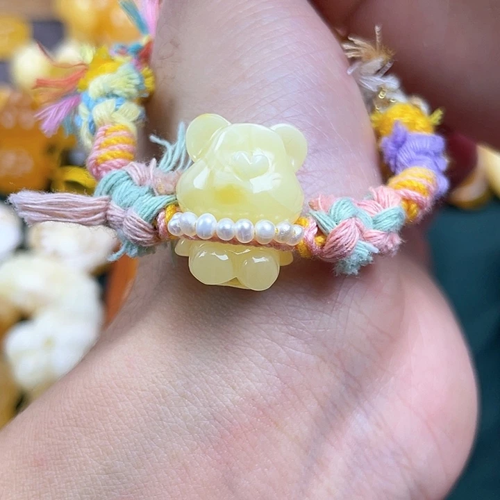 琥珀裸石未镶嵌蜜蜡