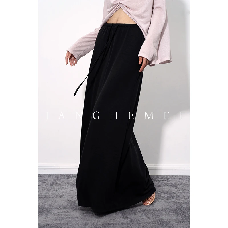 JANGHEMEI【瘦瘦裙】简约松紧腰休闲百搭显瘦半身裙 B33323M52