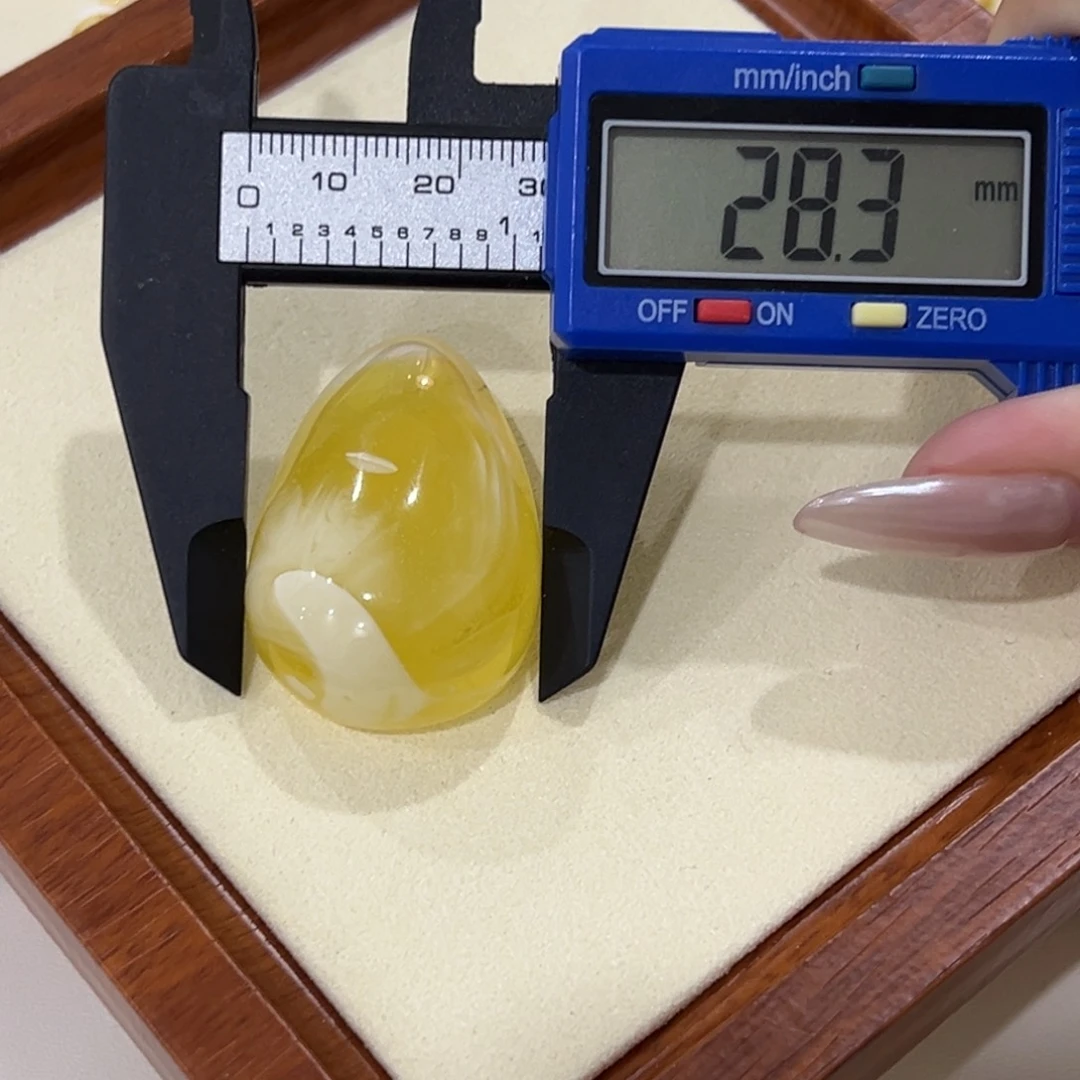 蜜蜡未镶嵌手链羽毛水滴