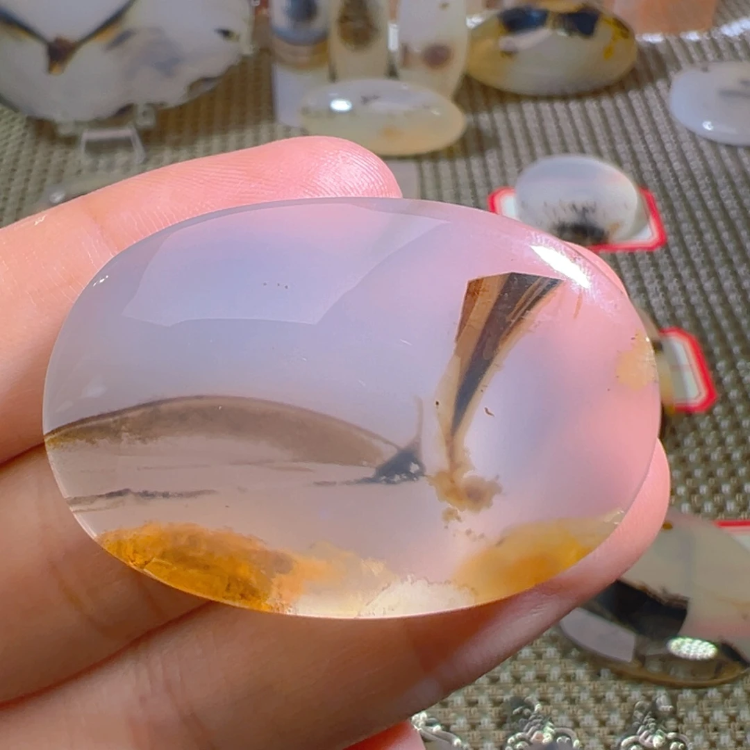 玛瑙/玉髓颈饰合金