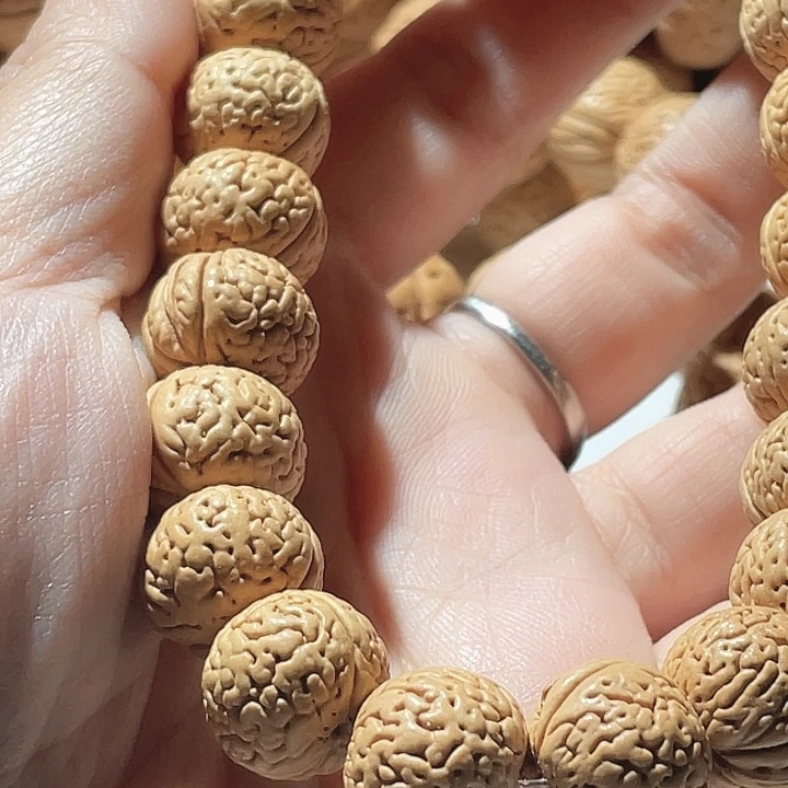 ༺***༻吊坠桃核桃核手串玲珑塔25