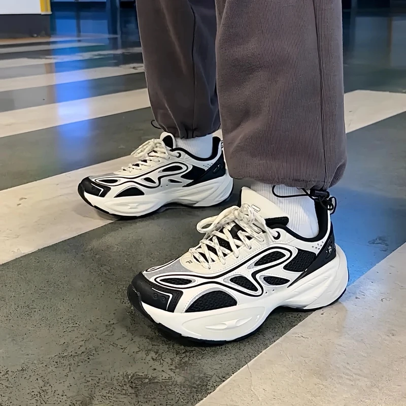 FILA FUSION陨石2代女鞋章昊同款25年老爹鞋运动鞋T12W521109F