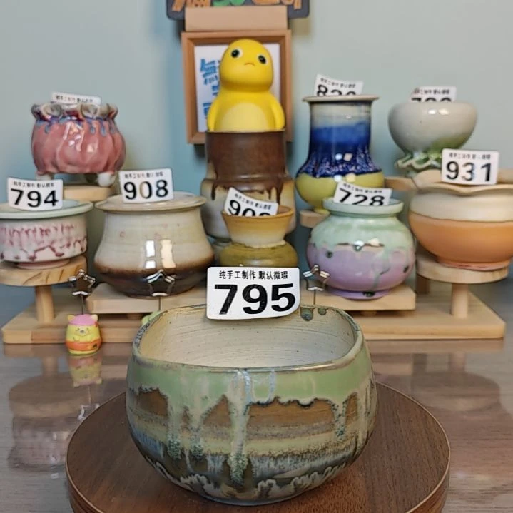 沐***?景德镇手工陶瓷盆 口10.5