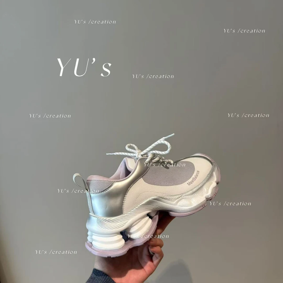 【好物分享】H55-新未来主义｜流体美学老爹鞋5cm增高51-2337