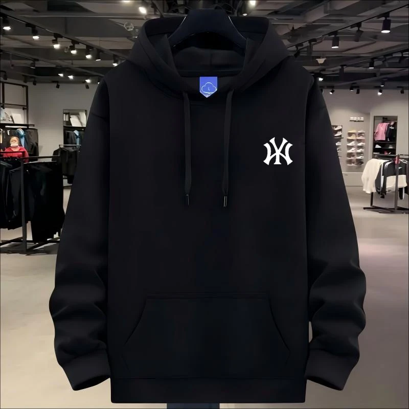 奥莱精选潮牌史迪仔联名卫衣时尚印花重磅纯棉情侣装卫衣连帽男士