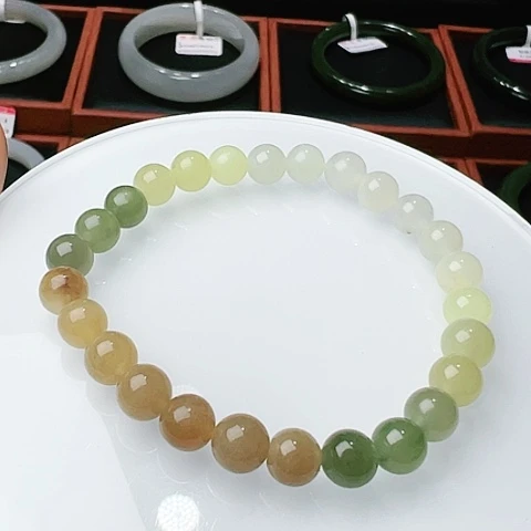 和田玉手串未镶嵌