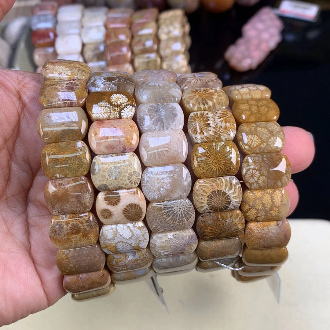 【闪购商品】颈饰未镶嵌硅化珊瑚（珊瑚玉）（17号）上新128米一条可挑