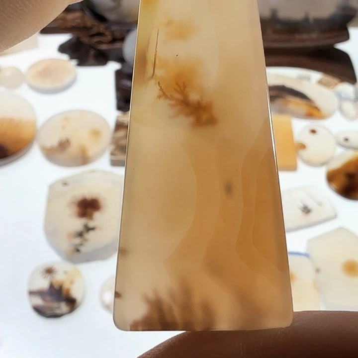 未镶嵌玛瑙/玉髓珠宝半成品