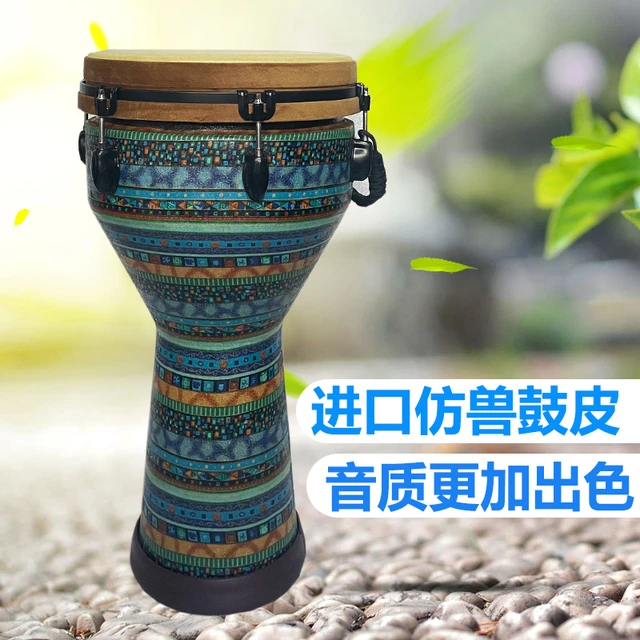 赛格儿童非洲鼓10寸成人初学者云南丽江12寸专业演奏手鼓打击乐器