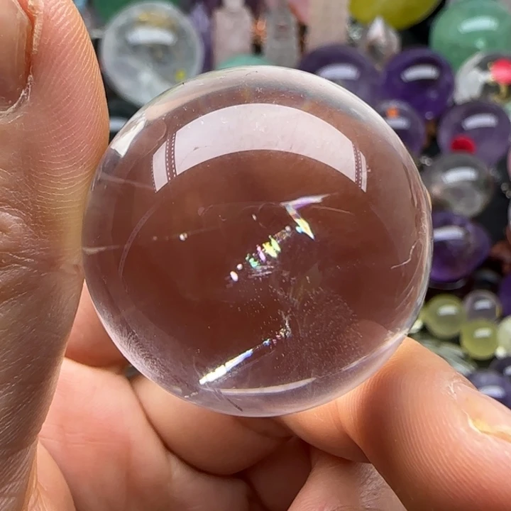 水晶未镶嵌珠宝半成品3.35厘米