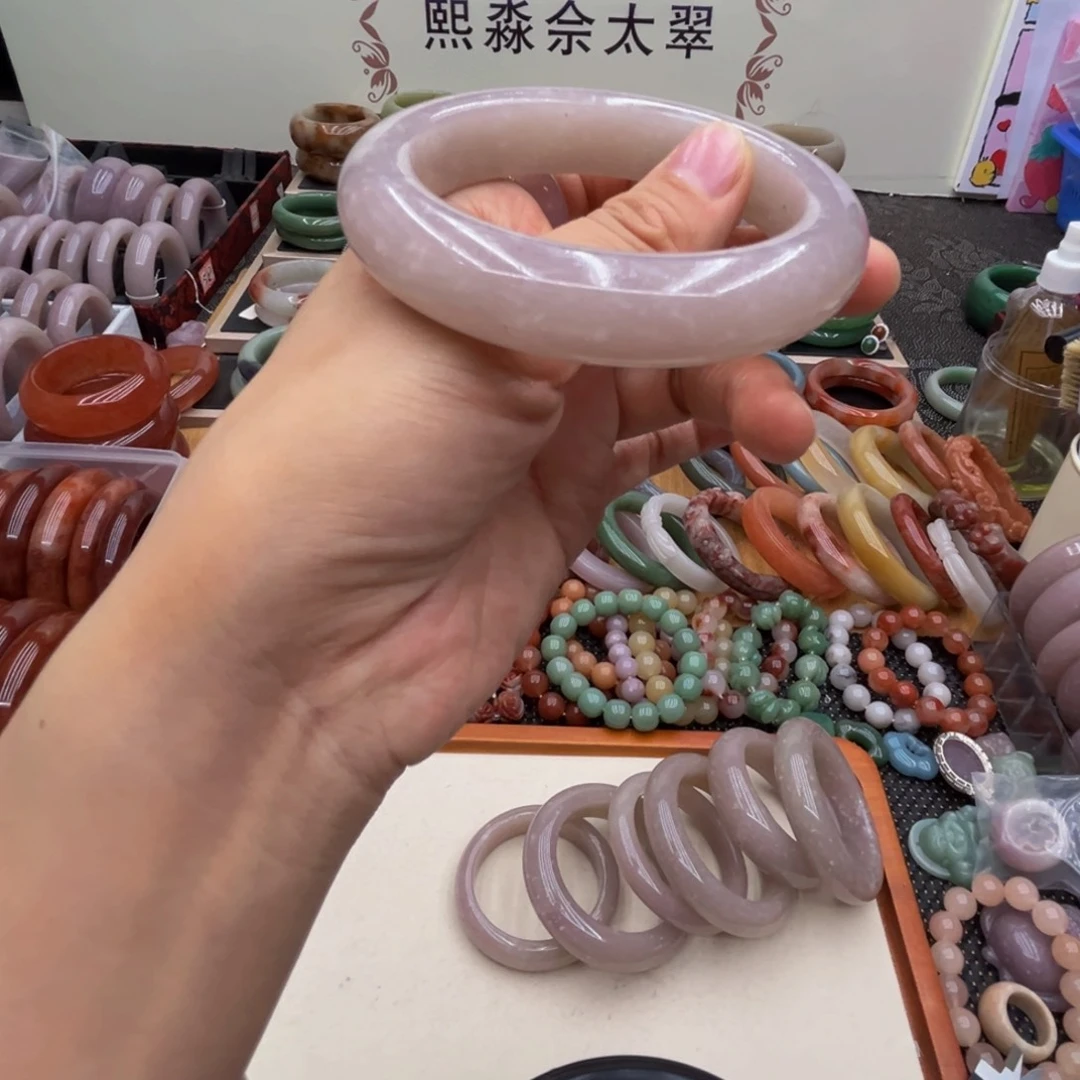 石英质玉未镶嵌圈口54