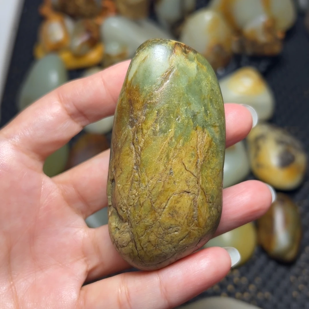 和田玉未镶嵌挂件A53