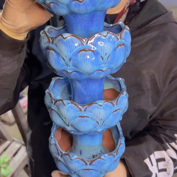 紫砂花盆 透气 口径 高度 12 15