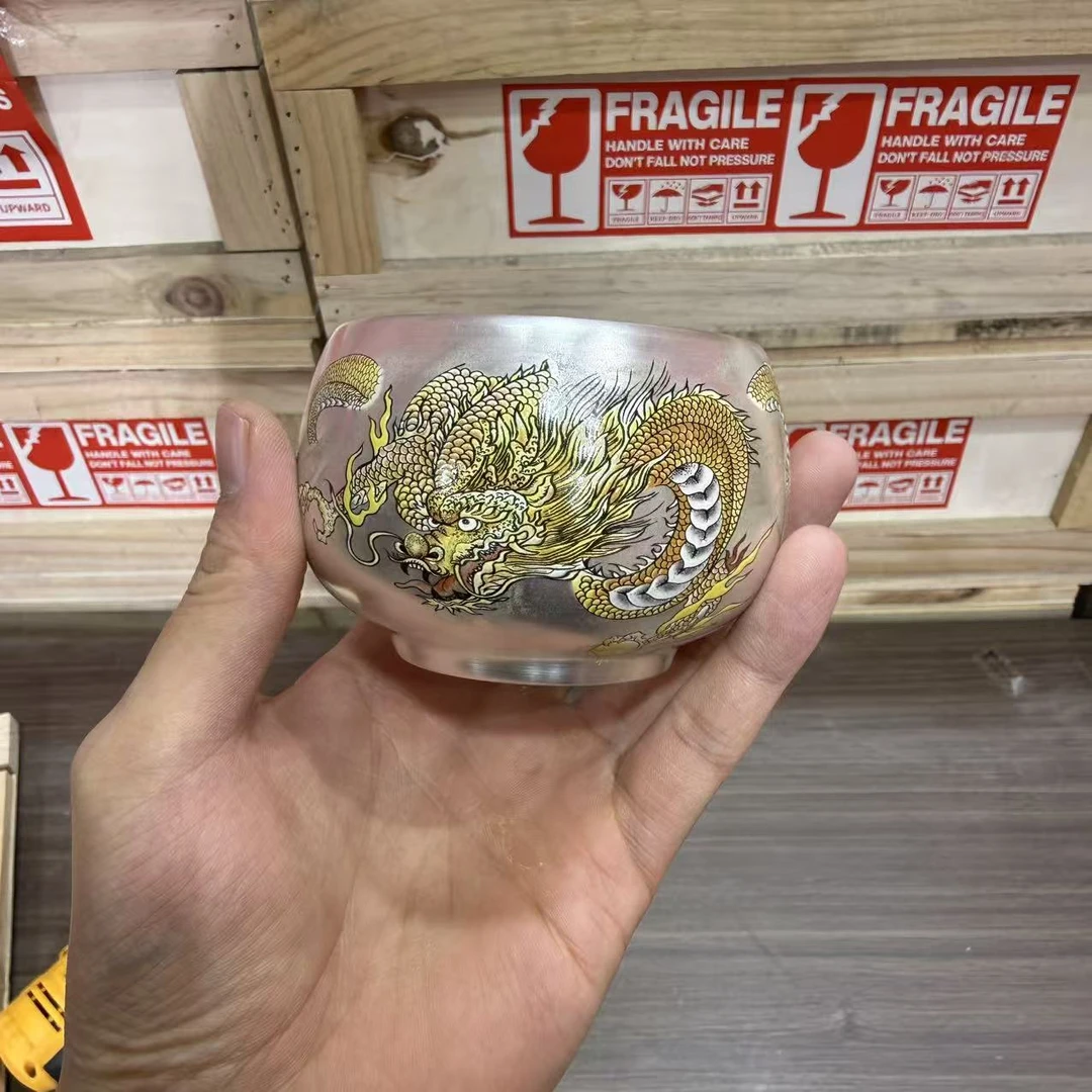 【闪购商品】龙鎏银杯 mc159