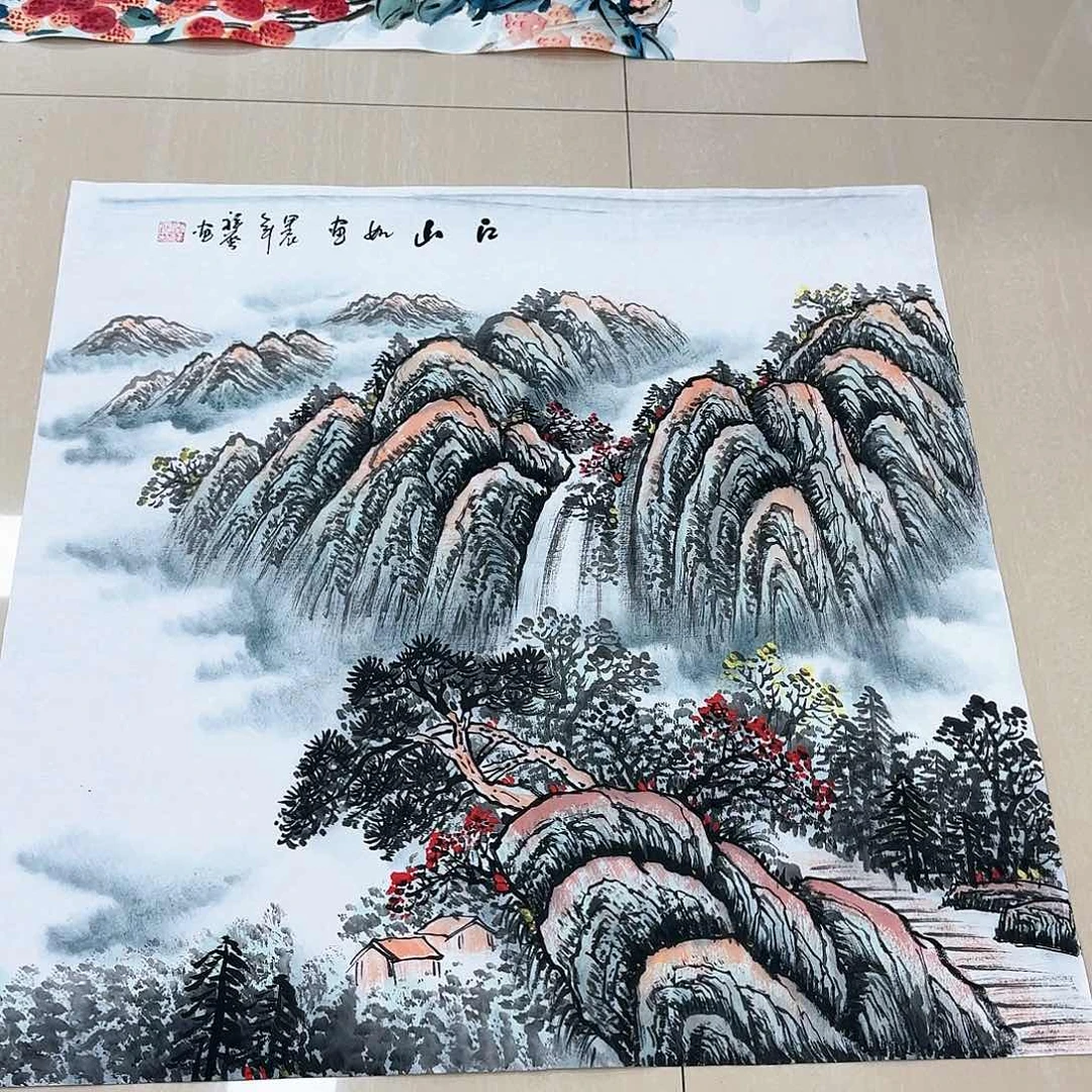 国画国画作品集一个人^_^
