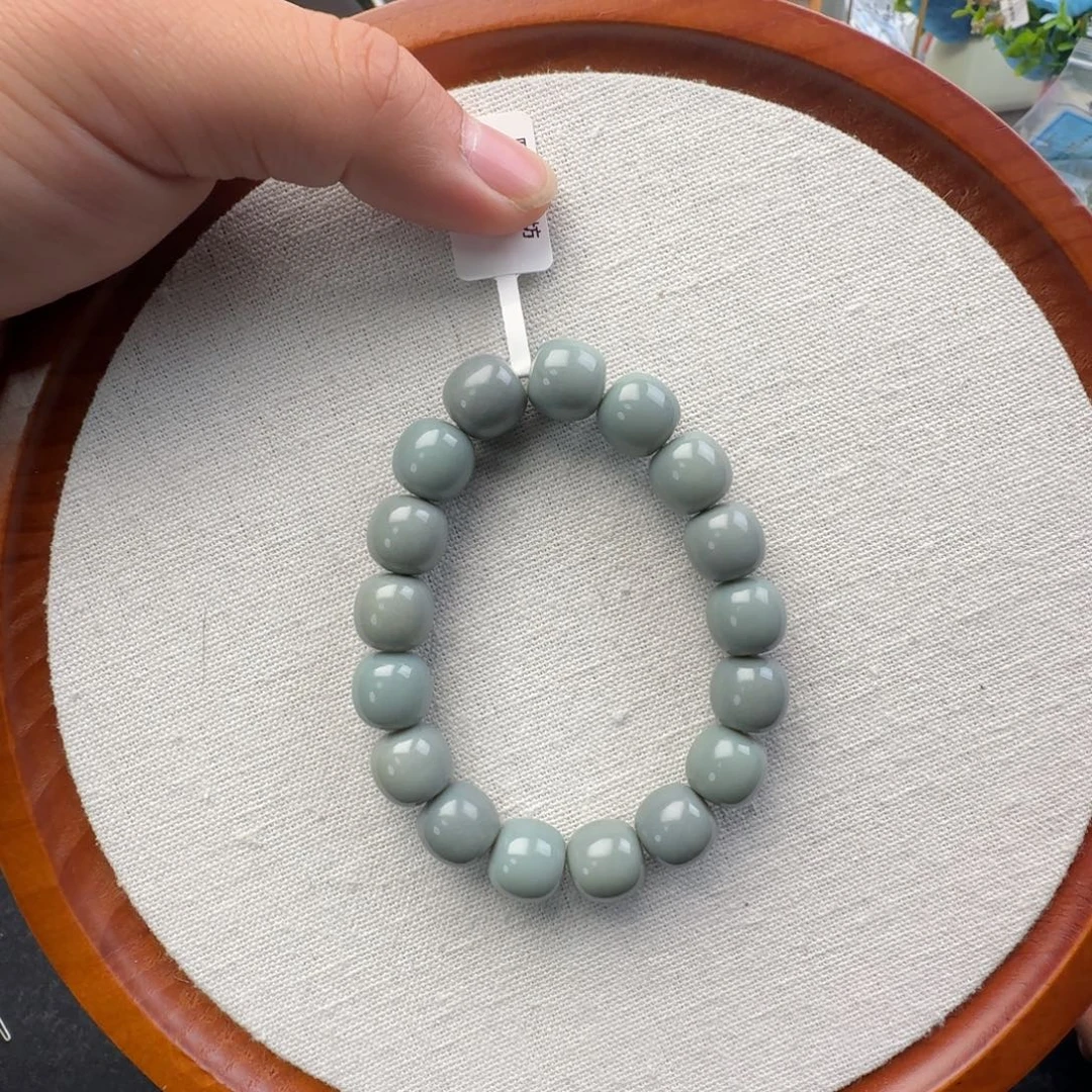 和田玉未镶嵌手链卡12且末蓝调，20