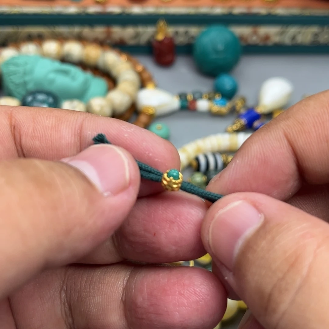 18K金镶嵌绿松石珠宝奇石54