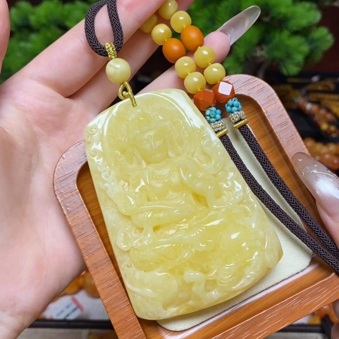 【闪购商品】蜜蜡颈饰未镶嵌项链
