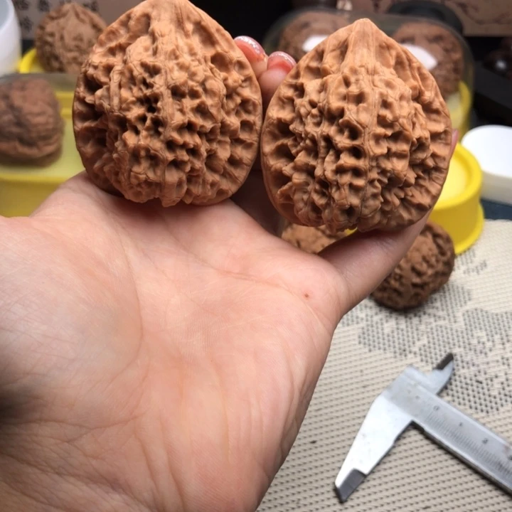 吊坠文玩核桃46尺高庄官帽