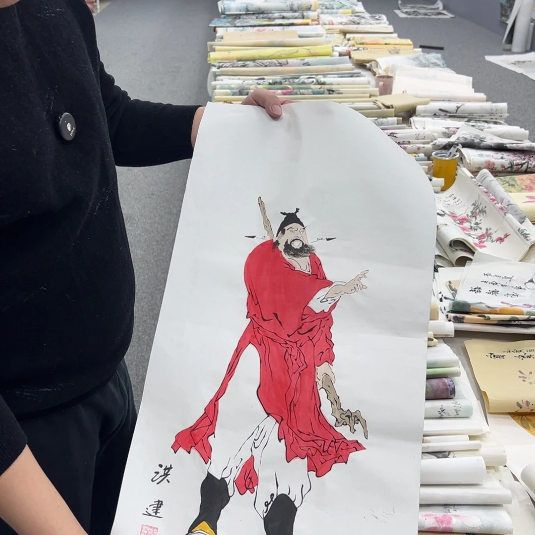 国画卖字画的小老板