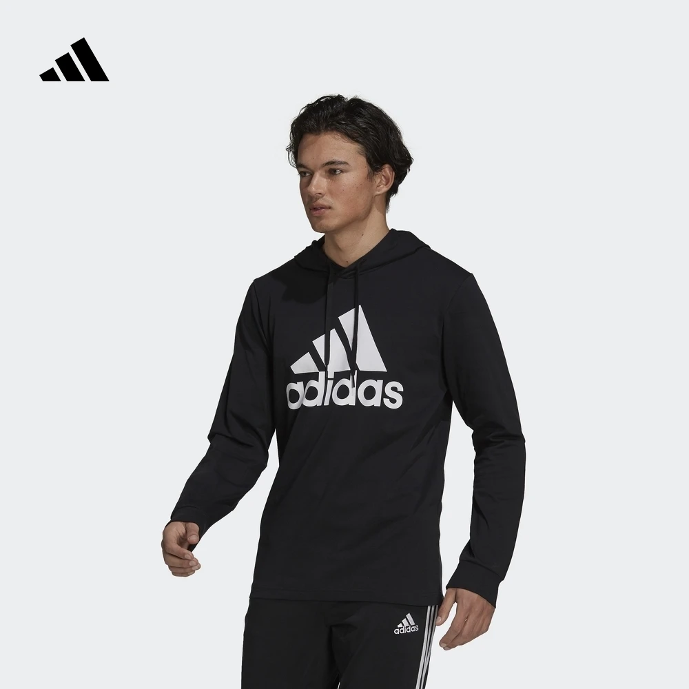 阿迪达斯官方 舒适连帽卫衣套头衫男款轻运动 adidas GV5281