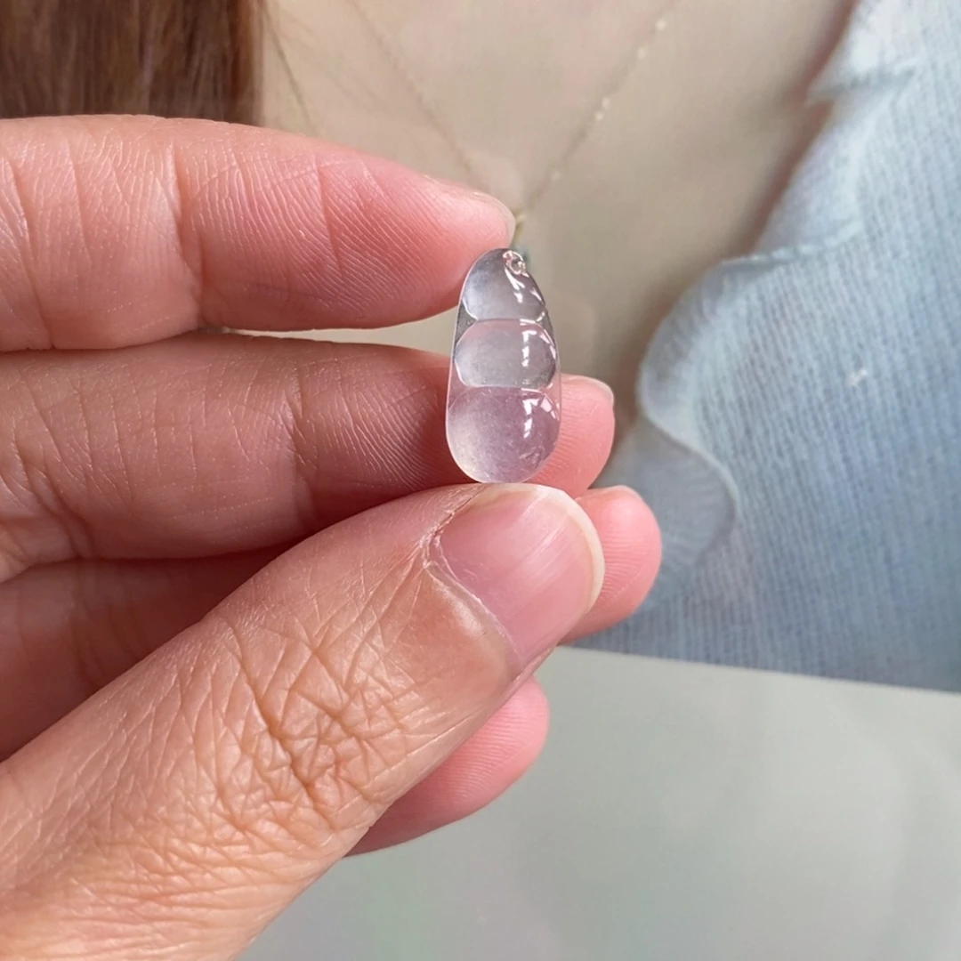 翡翠颈饰未镶嵌天然缅甸翡翠A货