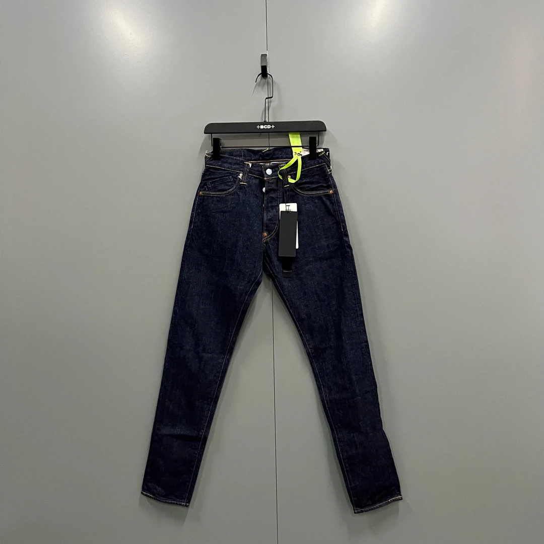 95新 maje 727 EVISU 福神 蓝色牛仔裤 32码 603121