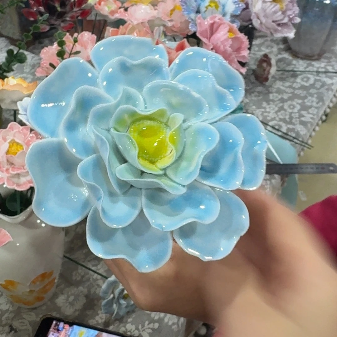 瑕疵319 陶瓷花拍满20元发货，爱退款拉黑