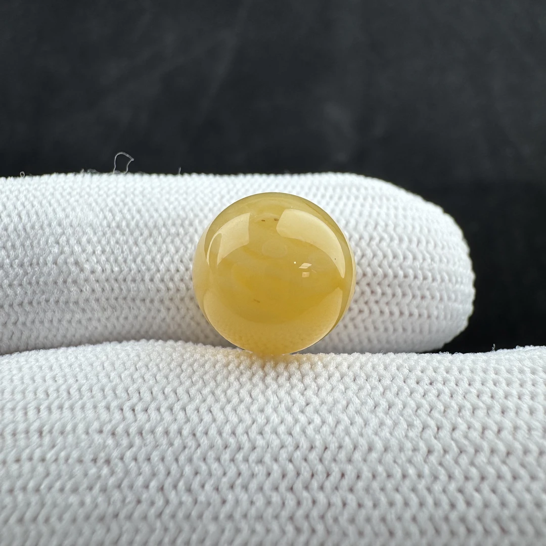 D3811 天然原矿蜜蜡 瑕疵圆珠12mm 一图一物假一罚十