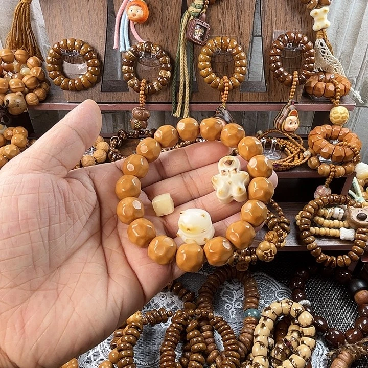 吊坠猴头核桃猴头奶酪定制款手围15