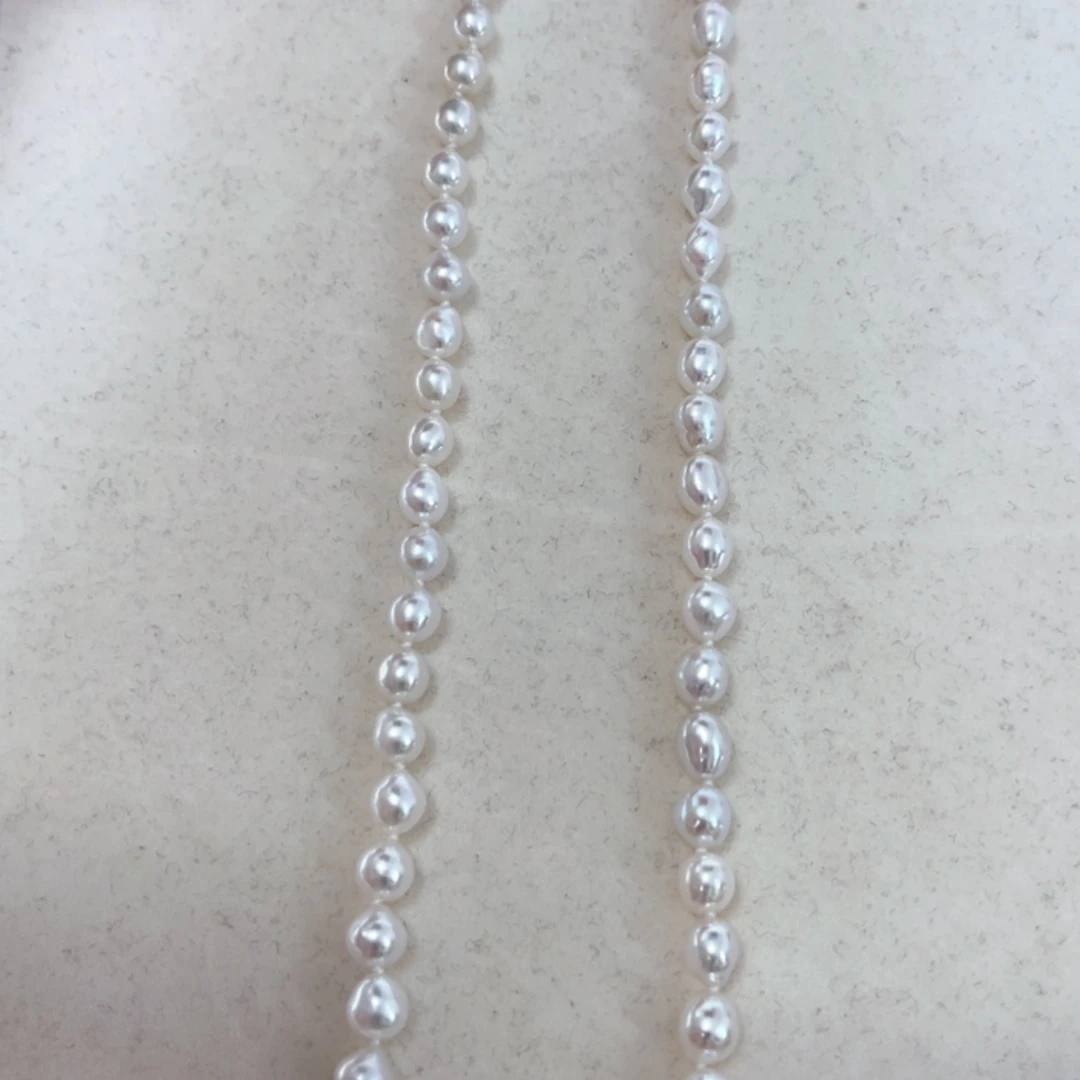 【闪购商品】颈饰银S925镶嵌淡水珍珠5-6
