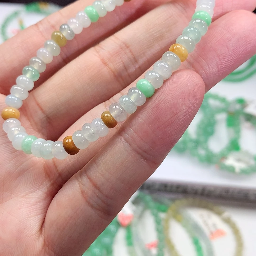未镶嵌手链翡翠翡翠