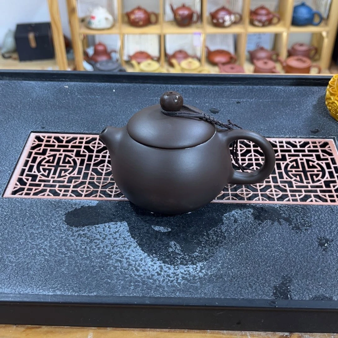 紫砂茶案小品西施西施