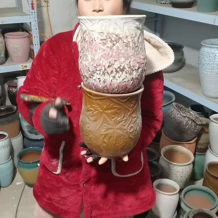 红陶口18高21瑕疵