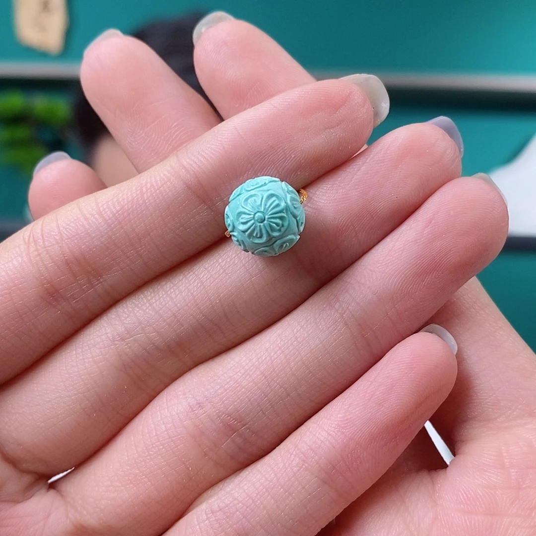 未镶嵌绿松石珠宝奇石