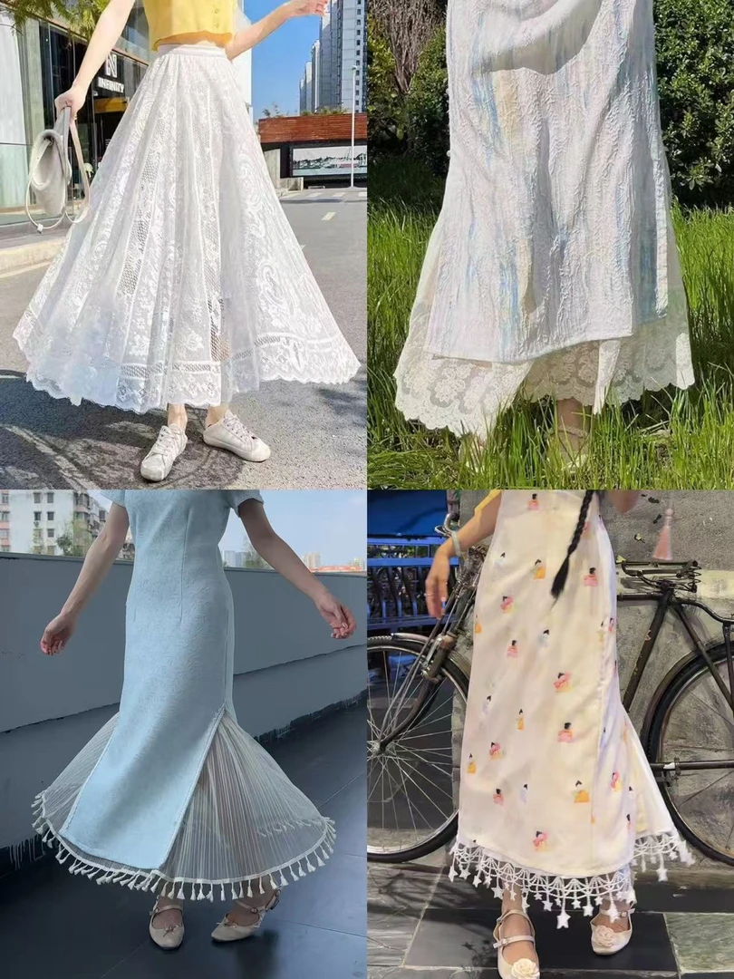 【衬裙+衬裤+星星衬裙+流苏衬裙】旗袍内搭衬裤衬裙打底裤叠穿日常