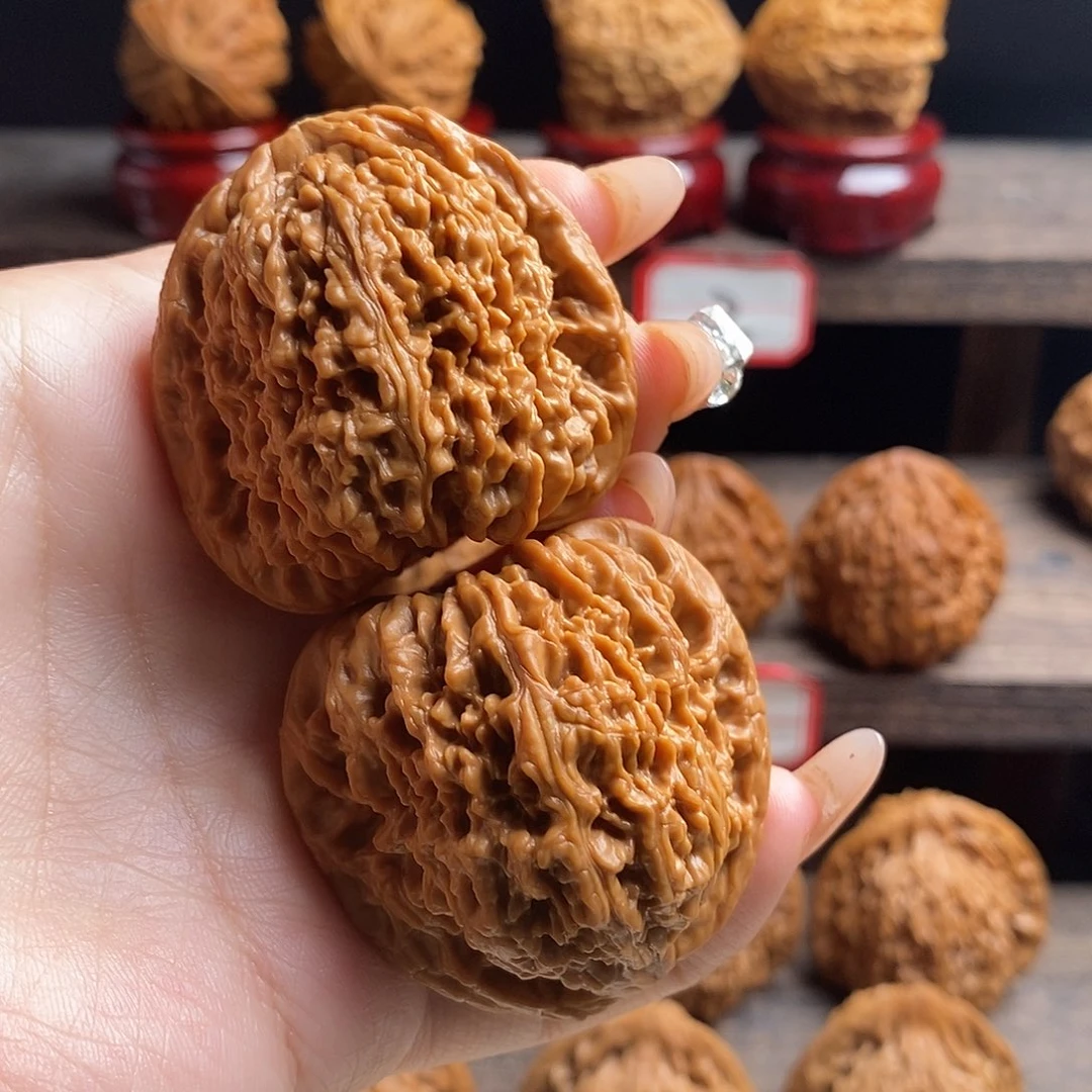 文玩核桃吊坠全品无修赵喜满南疆44尺寸