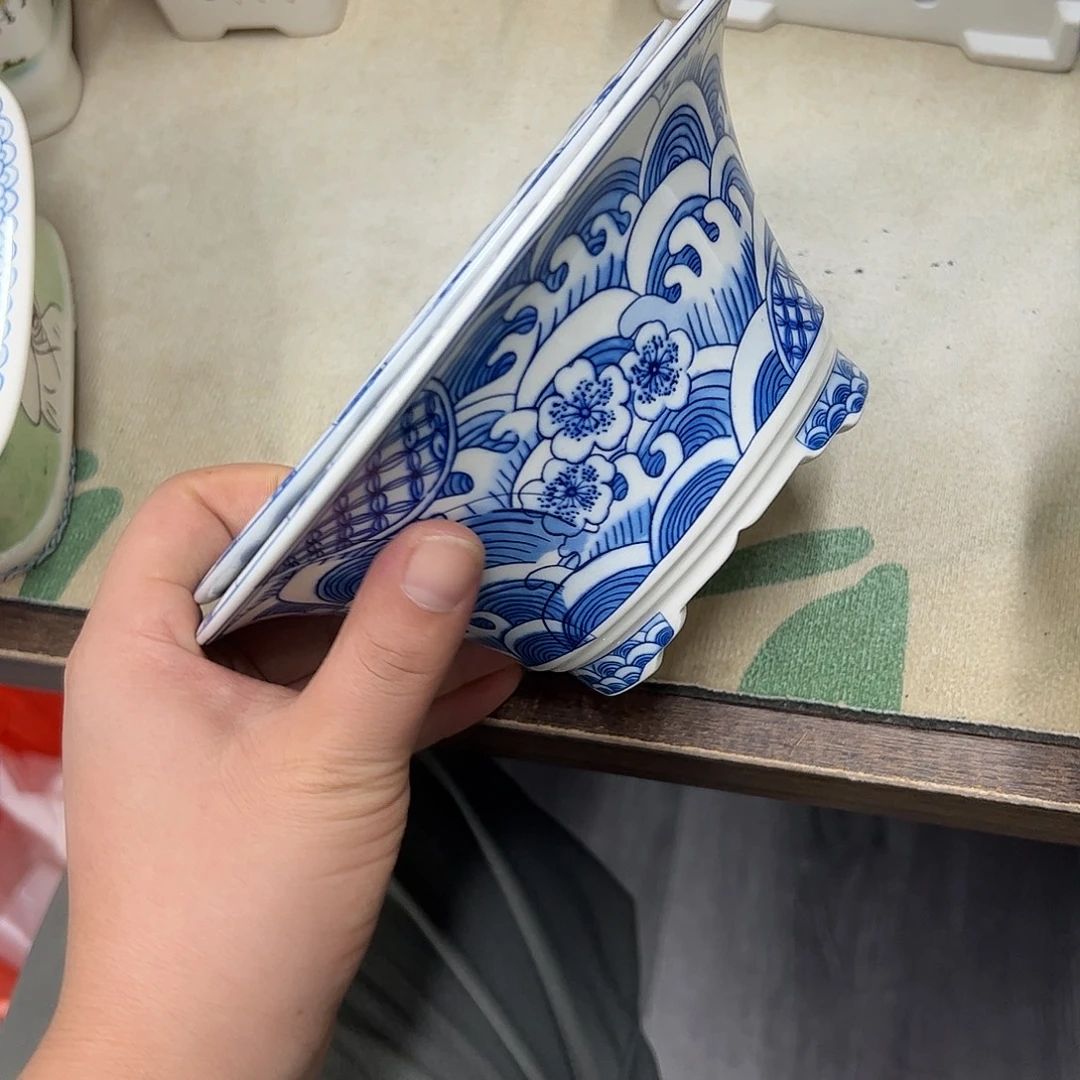 M***）紫砂花盆957号瑕疵2个