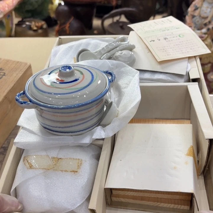 陶瓷古美术置物摆件