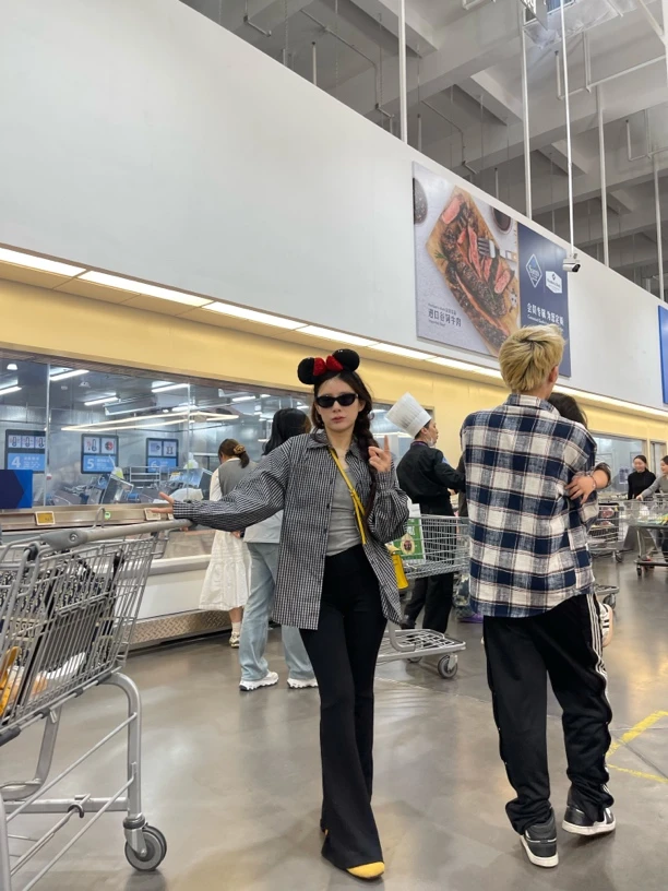 美式复古格子衬衫女春季小众宽松2025设计感男友风休闲长袖上衣潮