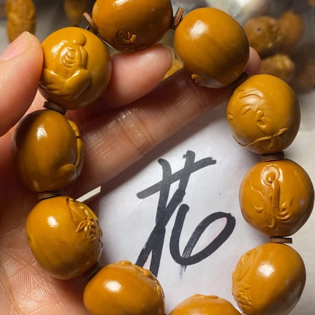 橄榄核手串/手链我光面无相佛