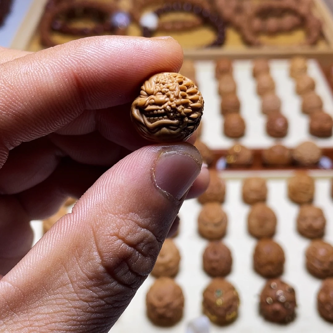 猴头核桃吊坠16左右猴头核桃吞噬恶僧