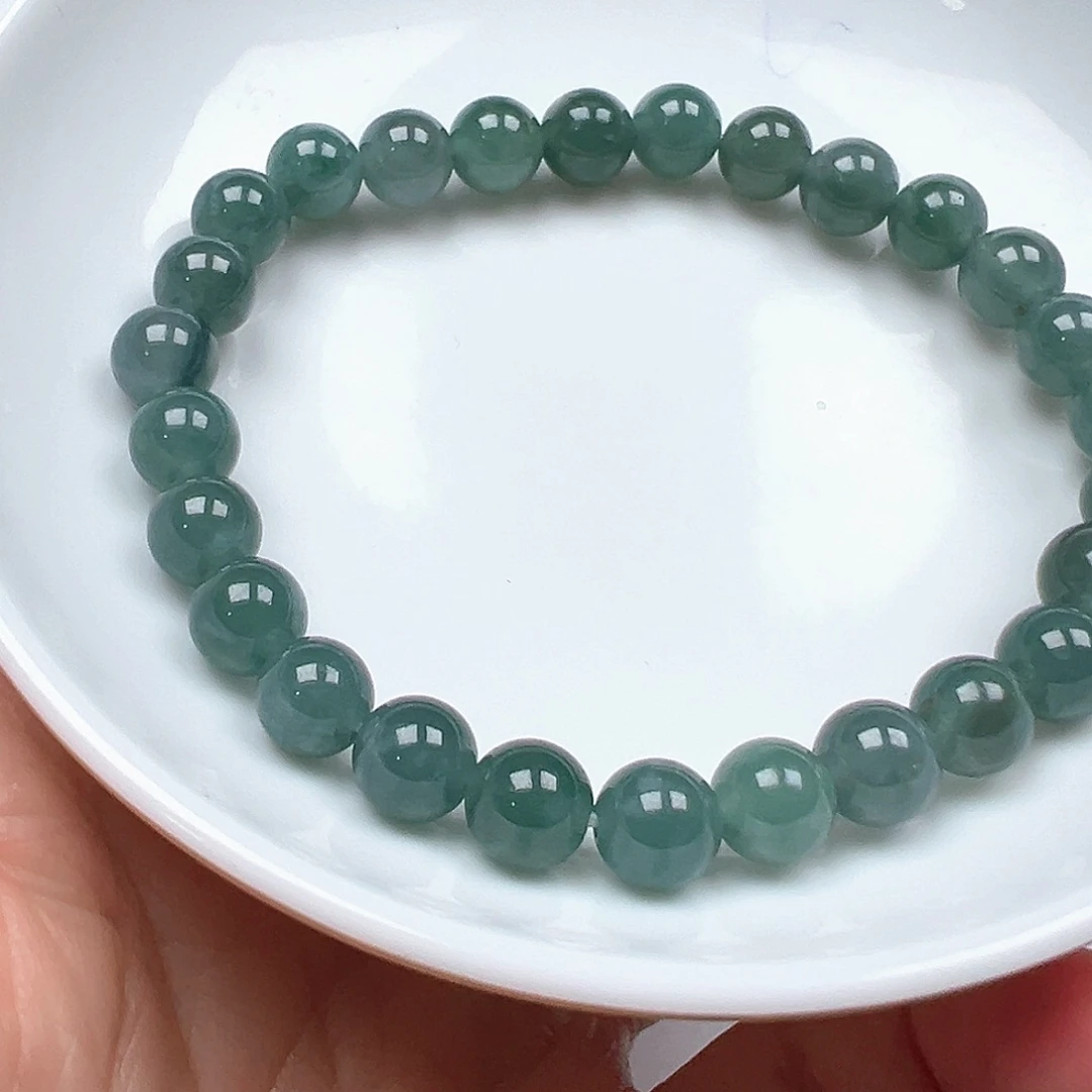 翡翠手链未镶嵌顺**沫货主货主