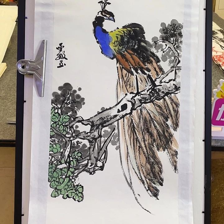 国画张圣敏先生纯手绘作品