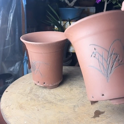 紫砂宜兴紫砂兰花盆2