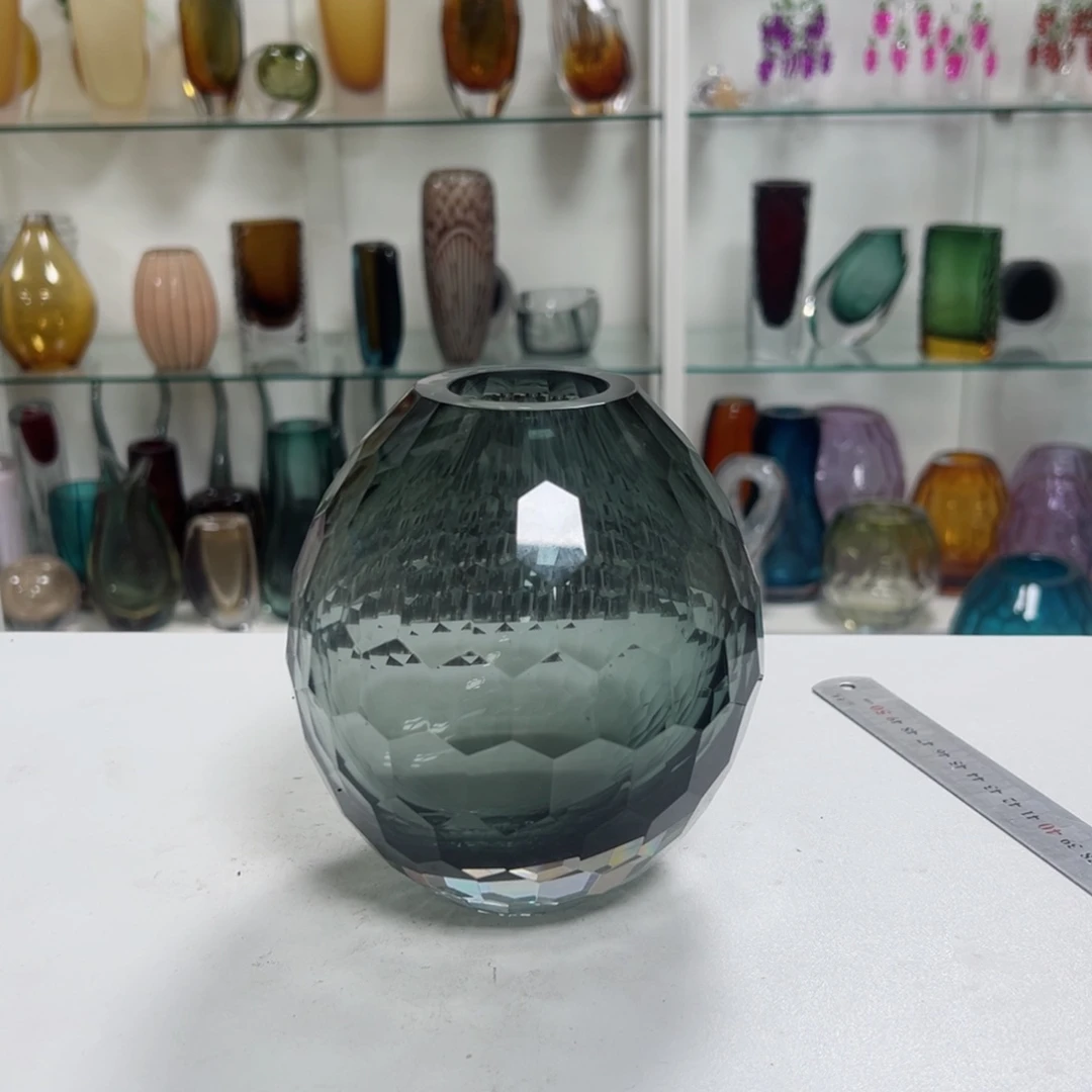 幻彩琉璃花瓶花器高度16