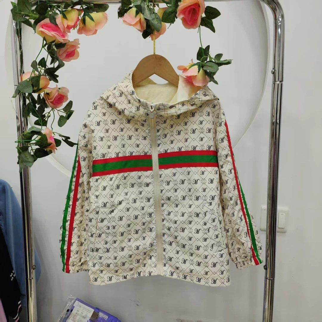 【淼淼妈】儿童春季两面穿连帽外套618