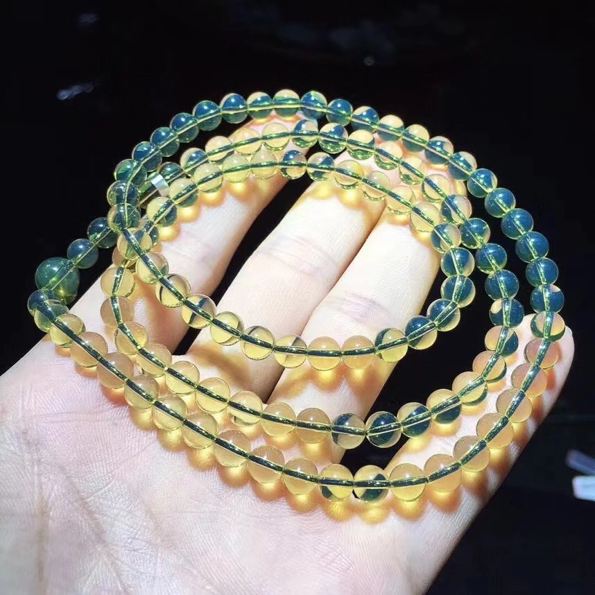 5a净水墨西哥蓝珀净水108链女款时尚百搭女士珠宝
