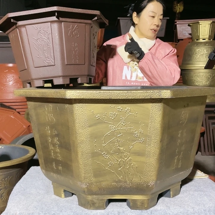 八角紫砂五零一个